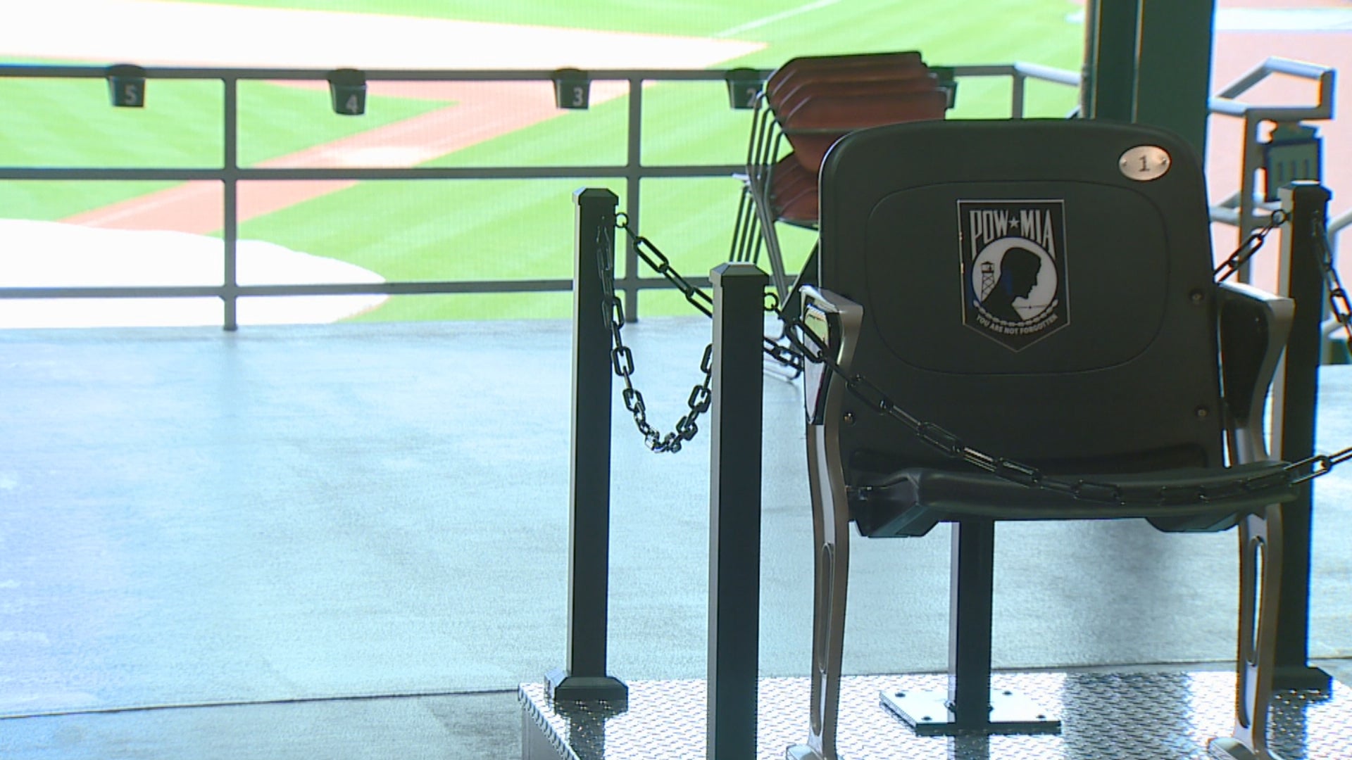 Indianapolis' Victory Field adds POW/MIA honor chair - Indianapolis News | Indiana Weather | Indiana Traffic