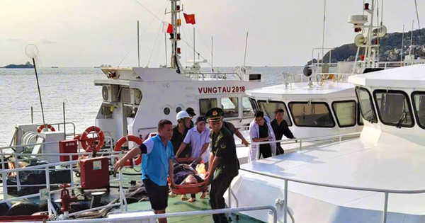 Injured S.Korean ship supervisor medically evacuated to Ho Chi Minh City