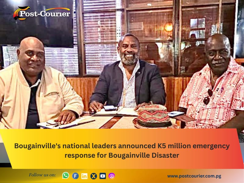 K5million Emergency Response for Bougainville Disaster