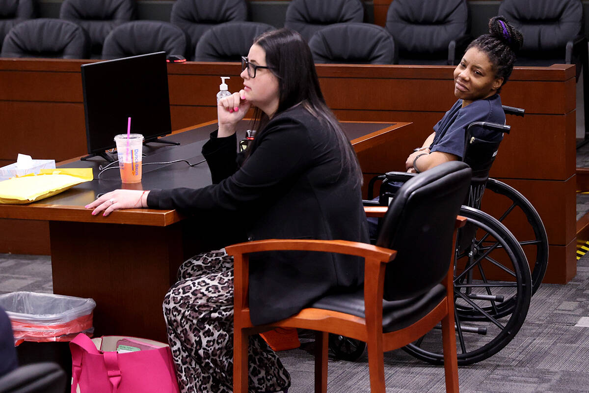 Paris Morton, who legally changed her name from Lakeisha Holloway appears in Clark County Distr ...
