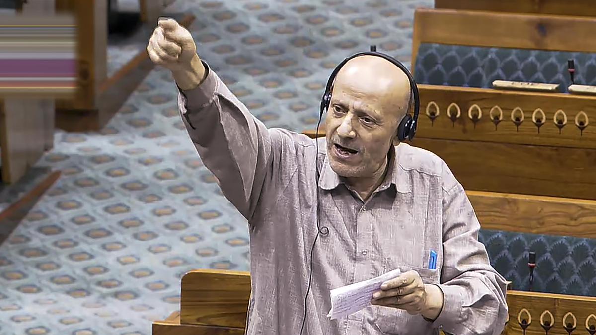 MP Rashid’s party moves bail application to attend ailing father in Srinagar; NC’s Farooq Abdullah demands release