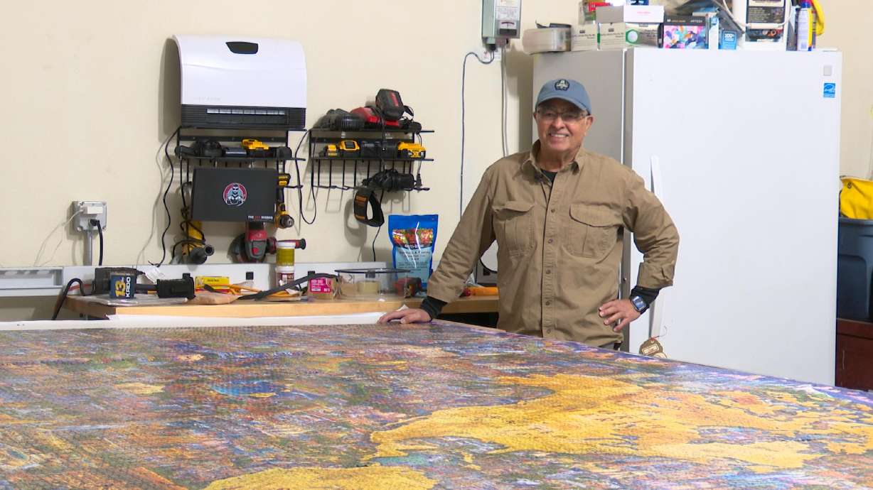 Man finishes largest commercial puzzle in the world