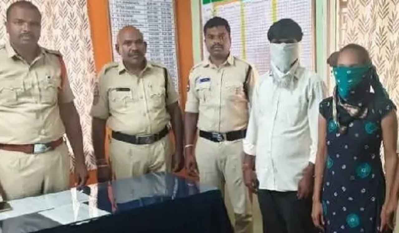 Man, second wife arrested for plot to kill minor sons in Jangaon