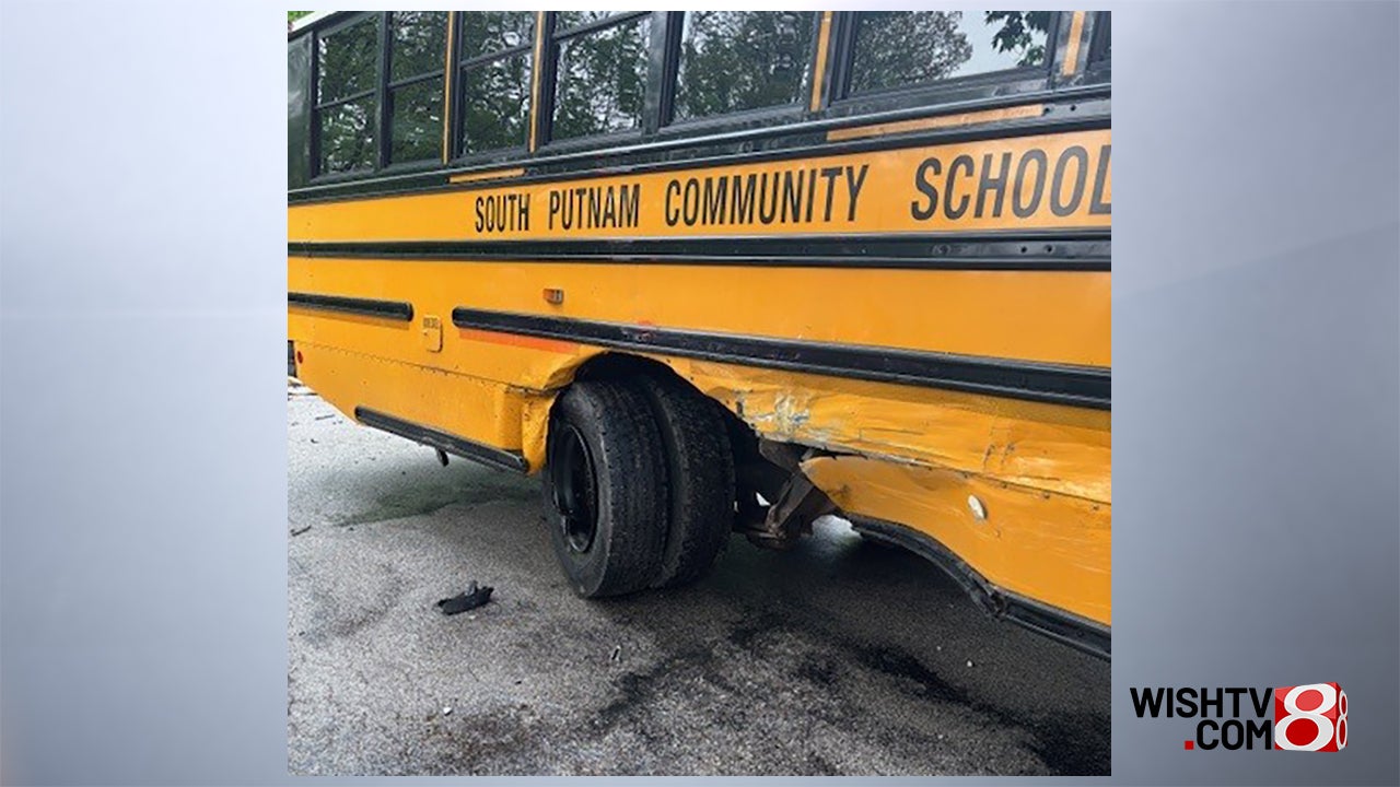 Mom says son hospitalized with broken bones after South Putnam school bus crash - Indianapolis News | Indiana Weather | Indiana Traffic