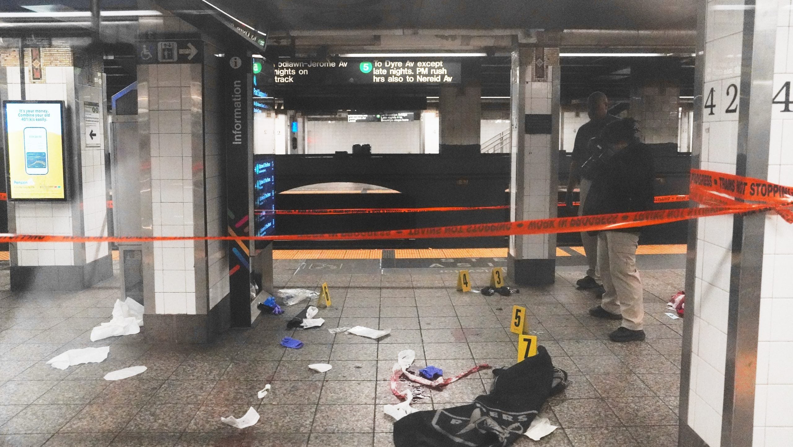 NYC subway stabbing spree ends with suspect fatally shot by police - Indianapolis News | Indiana Weather | Indiana Traffic