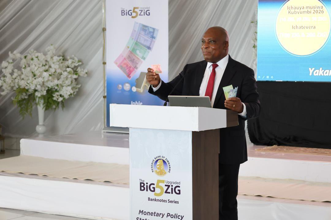 New ZiG bank noted enter circulation on Tuesday: central bank