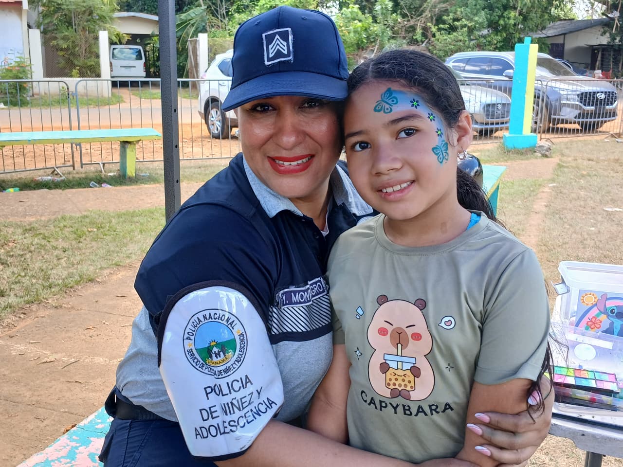 Panama National Police Participate in a Family Community Day in David
