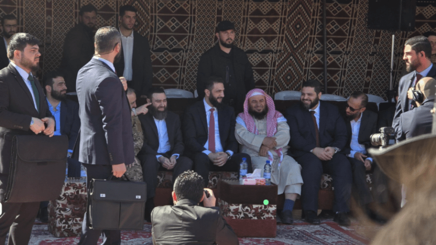 President Ahmad al-Sharaa received Issam Buwaydani, the former leader of Jaysh al-Islam, following his release from detention in the United Arab Emirates.