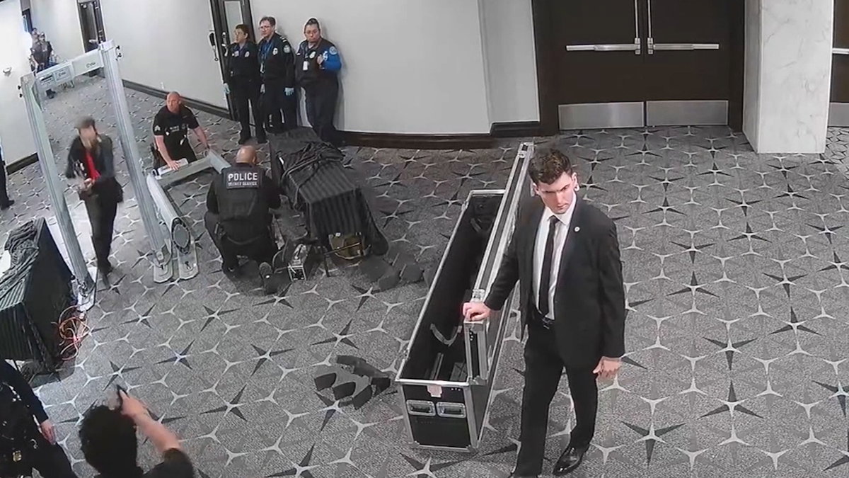 Prosecutors release new video showing moments before shooting at press dinner - LocalNews8.com