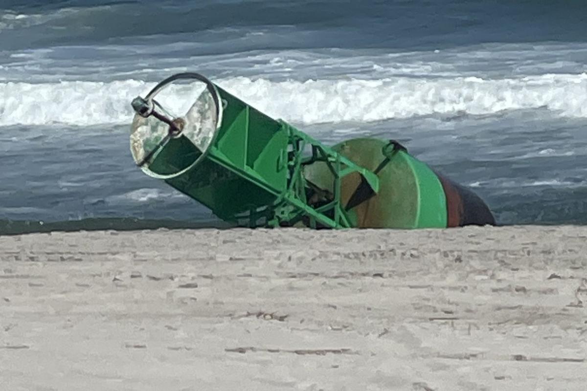 Seaside Heights buoy mystery draws crowds before removal