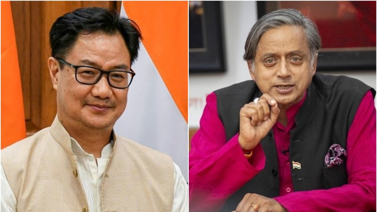 Shashi Tharoor accepted Congress is anti-women: Kiren Rijiju's big claim