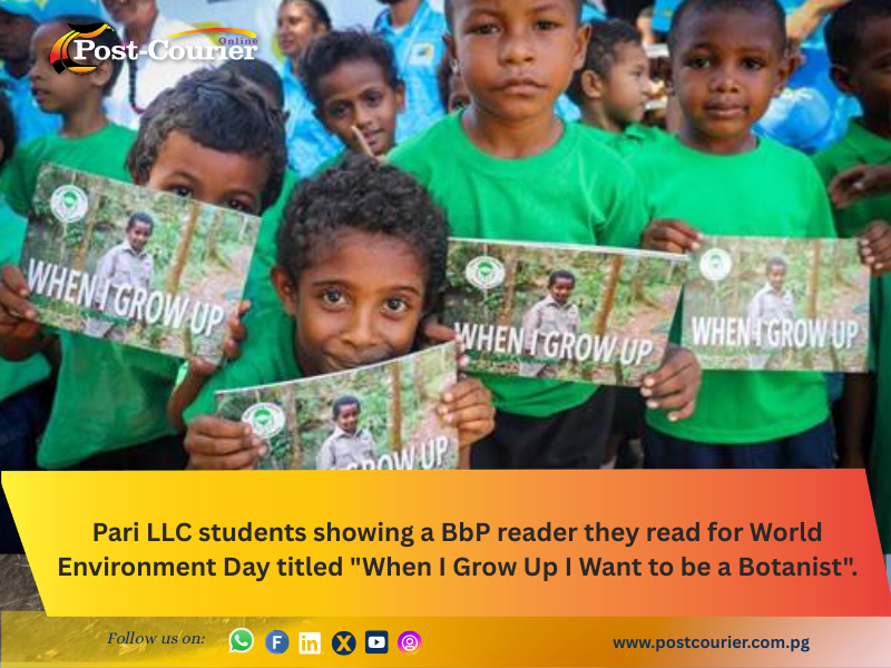Sir Brian Bell Foundation Announced as New Donor for Buk bilong Pikinini’s Pari Library Learning Centre During World Earth Day Celebration