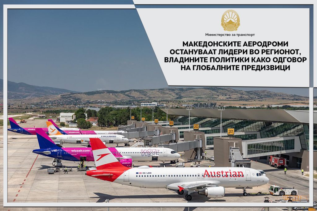 Skopje and Ohrid are among the leading airports in the region