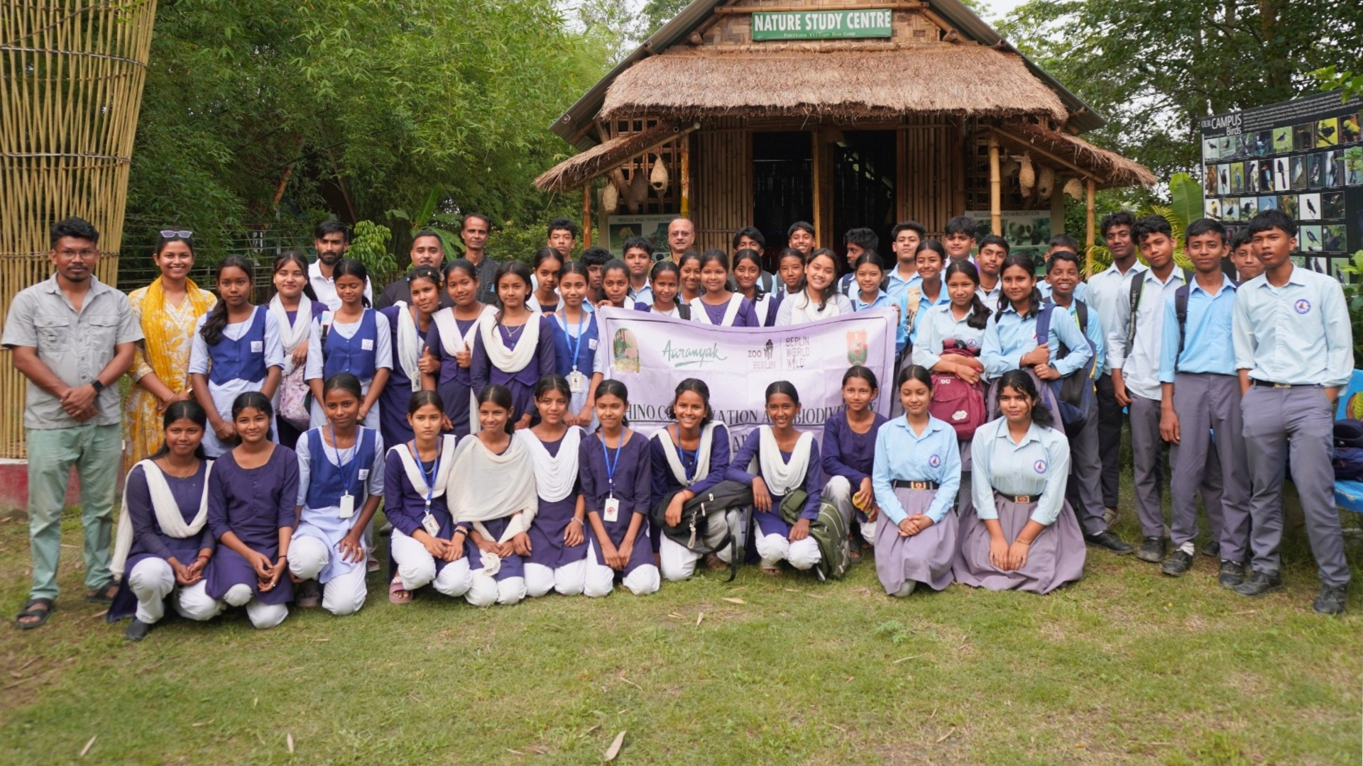 Students attend Pobitora workshop on rhino conservation