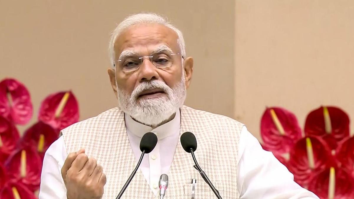 T.N. Assembly elections: Reach out to voters at grassroots level, Modi tells BJP cadre