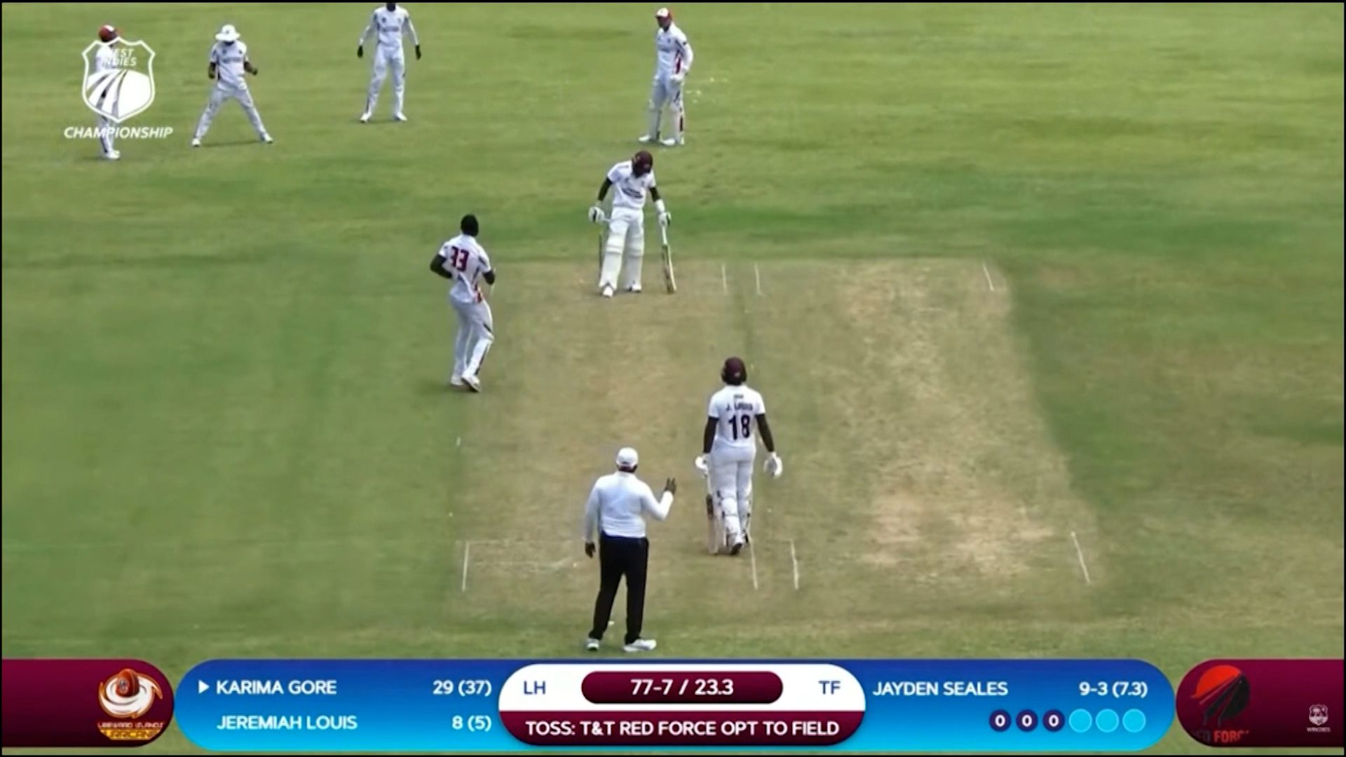 T&T Red Force Make Strong Start In Round Two Clash