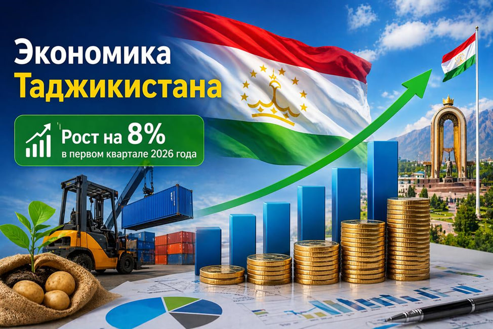 Tajikistan's economy grew by 8% in the first quarter of 2026