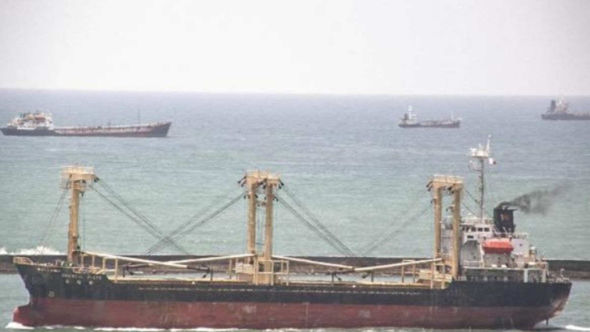 The hijacking of a cargo tanker off Somalia's coast revives the specter of piracy in the Horn of Africa, April 27, 2026. (VesselFinder)