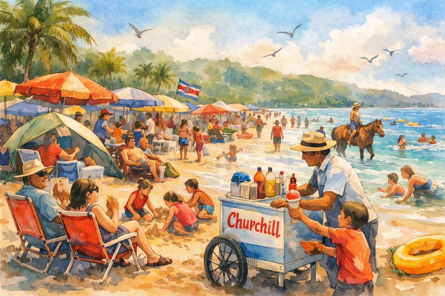 The Festive Atmosphere of Semana Santa at Costa Rican Beaches : The Tico Times | Costa Rica News | Travel