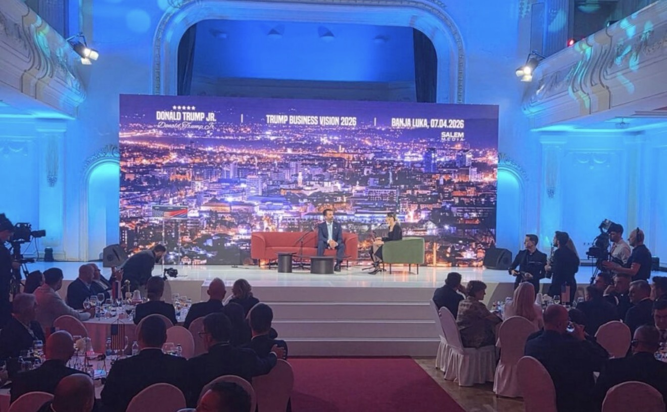 The Son of the US President in Banja Luka at a Panel Discussion with Businessmen