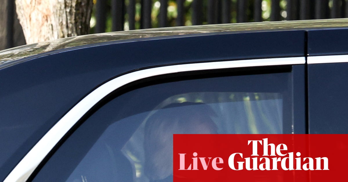 Trump becomes first sitting president to attend supreme court as justices hear arguments on birthright citizenship - live | US supreme court