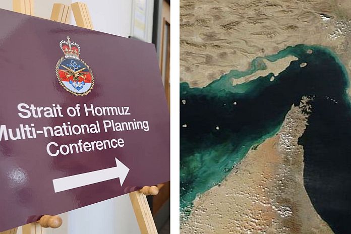 UK - France to lead multinational Strait of Hormuz military planning conference