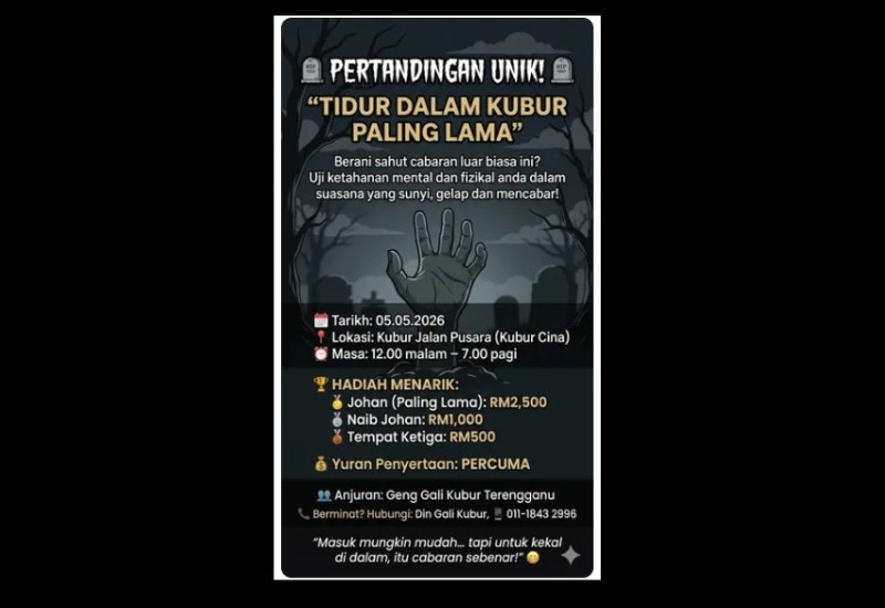 Unusual ‘Grave-Sleeping’ challenge circulates online, raises scepticism