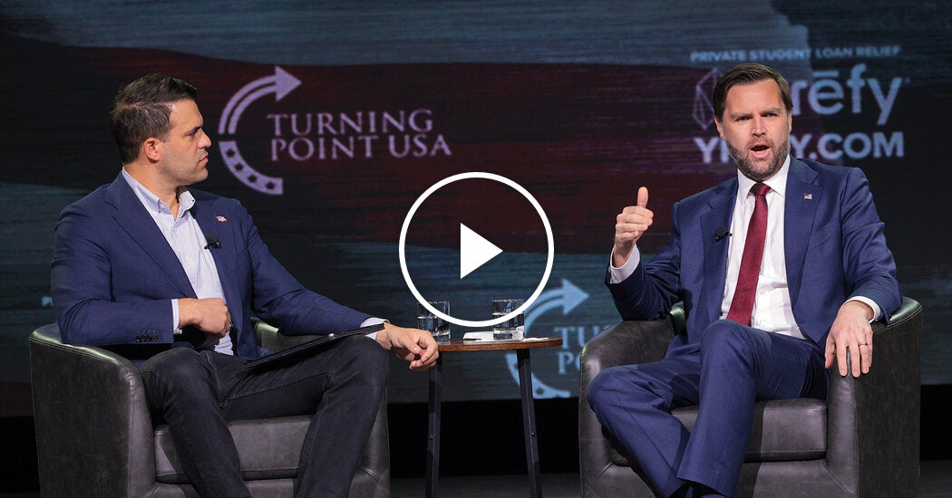 Vance Gets Heckled at Turning Point Event and Pushes Back Against Pope