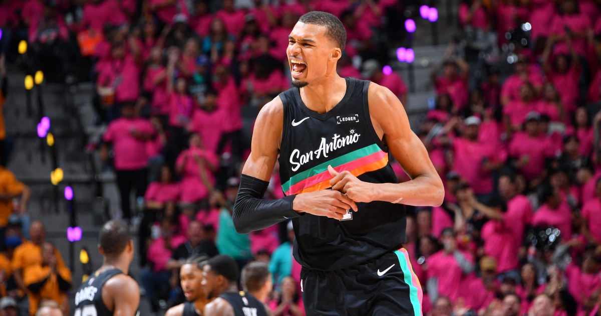 Wembanyama makes history as Spurs defeat Blazers in Game 1 | Basketball News