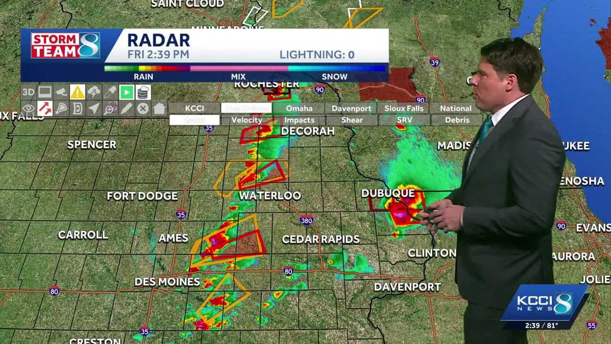 When, where to expect more severe storms Friday