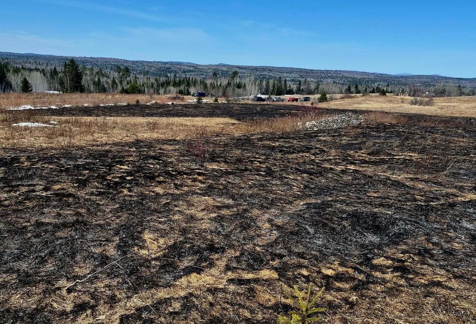 Wildfire burns 1.5 acres in Aroostook