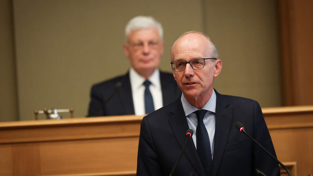 Prime Minister Luc Frieden defended his handling of the crisis in the Chamber on Tuesday (file photo).