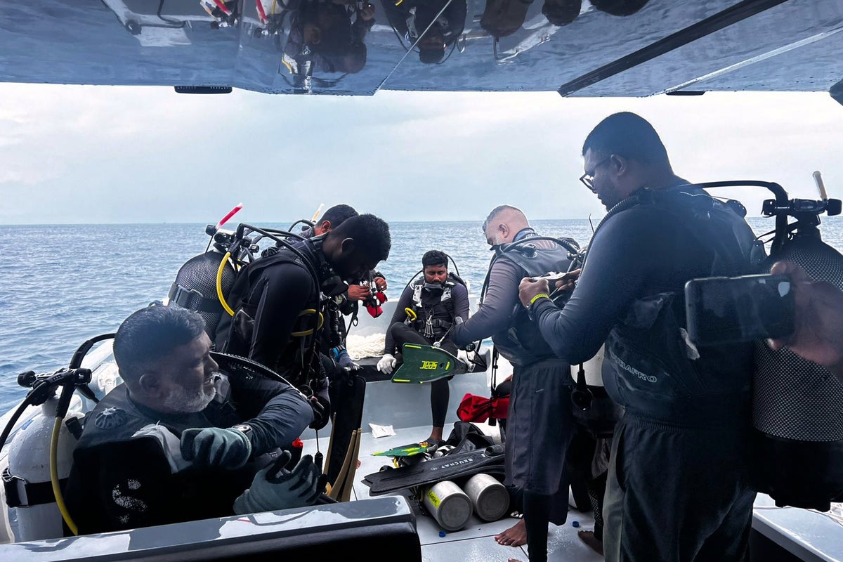 3 Finnish divers arrive in the Maldives to remap the search for the bodies of 4 Italian divers