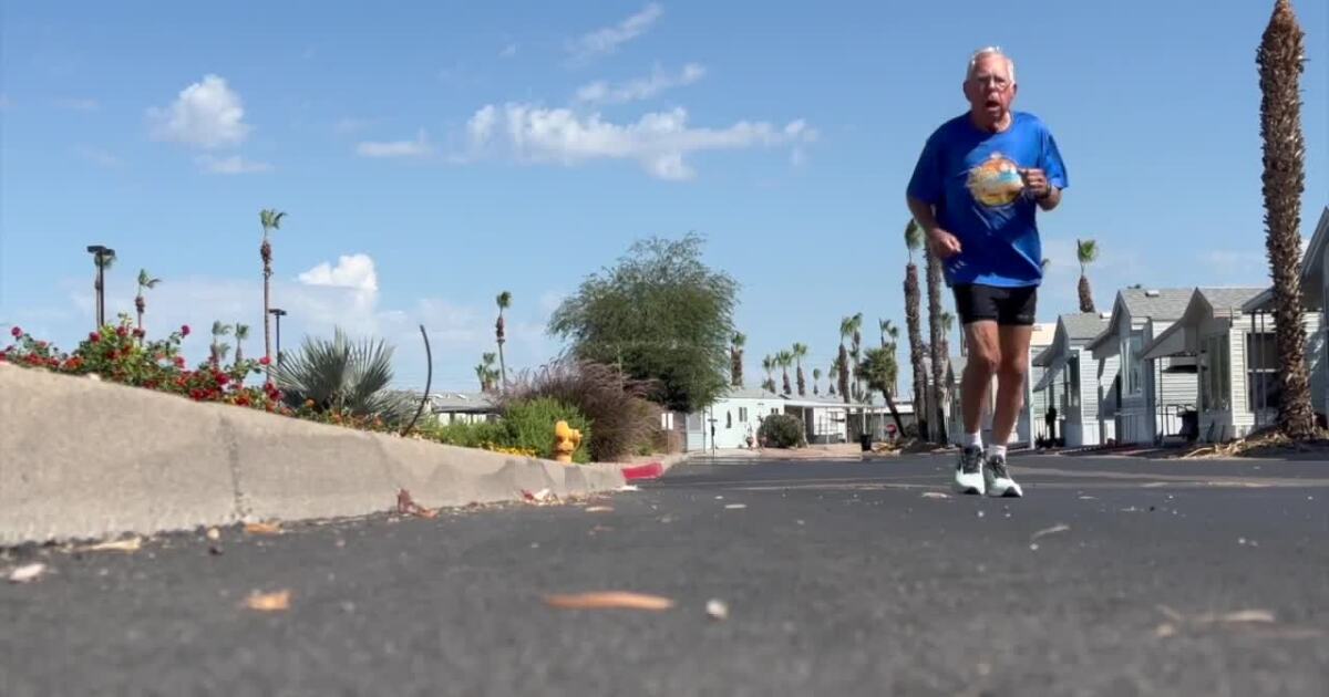 90-year-old Arizona man prepares to run his first-ever marathon