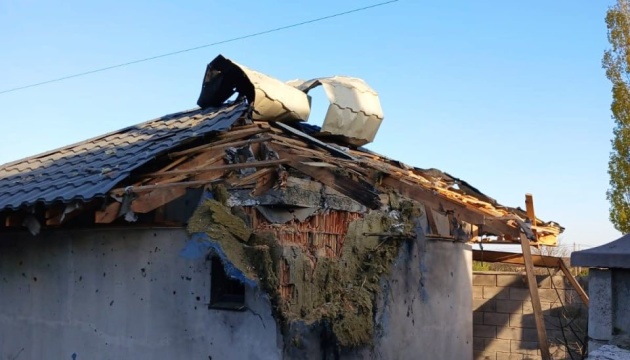 Aftermath of Russian attacks on Kherson and its suburbs