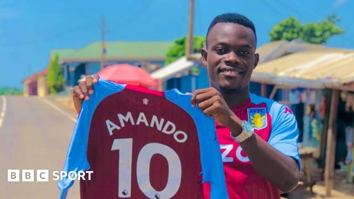 Aston Villa fan Owusu Boakye Amando