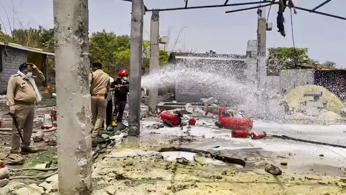At least two killed, 15 injured as blast triggers blaze at firecracker factory in M.P.'s Dewas