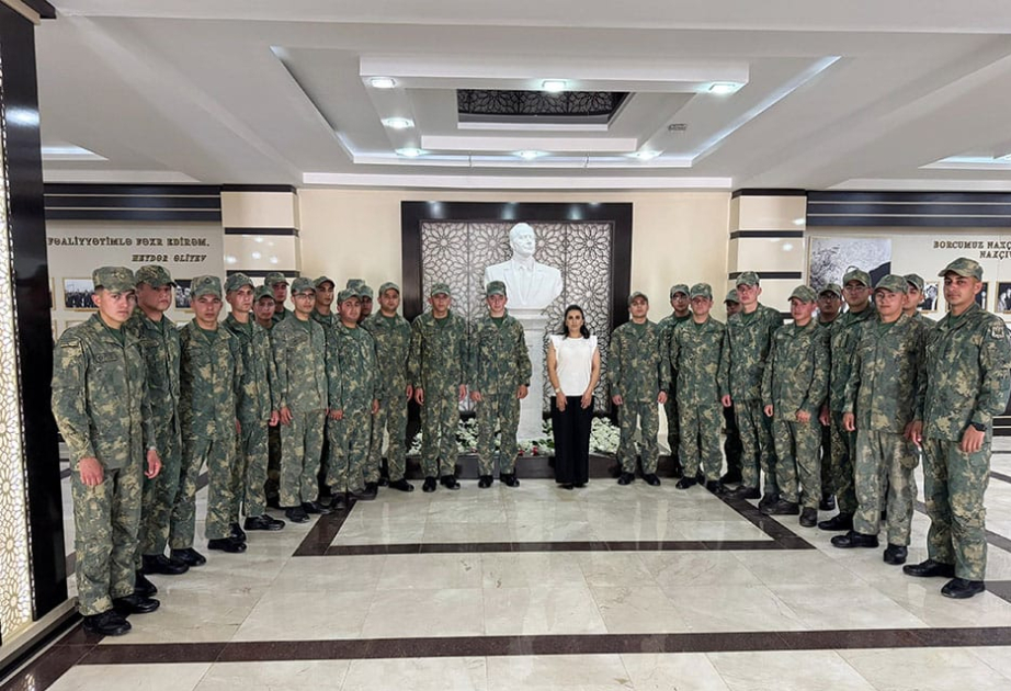 Azerbaijan Army commemorates the 103rd anniversary of the birth of National Leader Heydar Aliyev