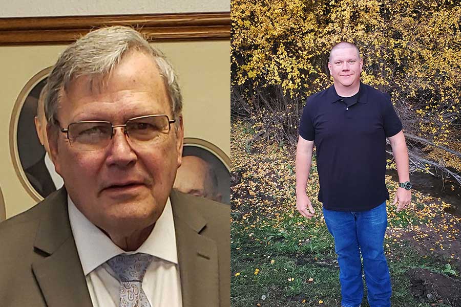 (left) Donovan Harrington and (right) Jonathan Stimens