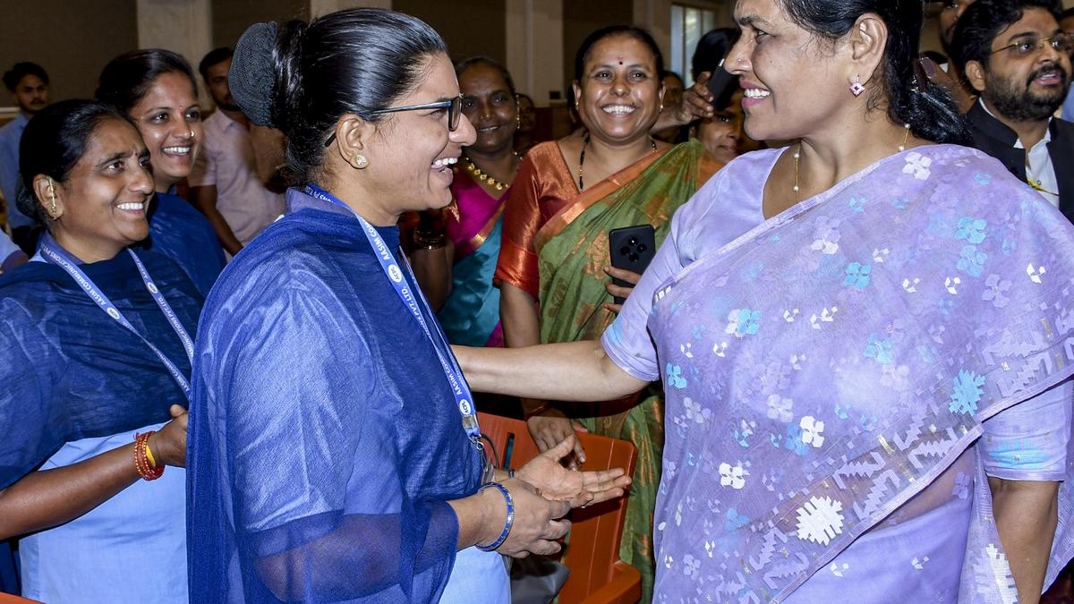 Conducting health camp and distributing kits is not labour welfare, says Union Minister Shobha Karandlaje