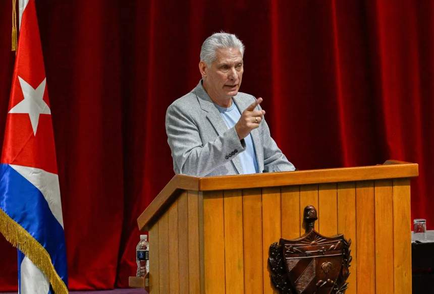 Cuba’s president warns of ‘bloodbath’ if US takes military action