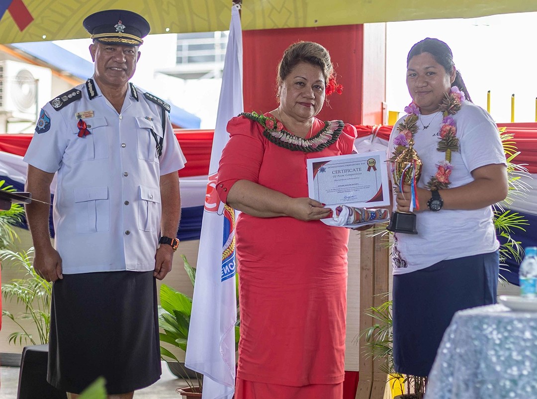 Deputy Prime Minister honours Samoa firefighters and emergency responders