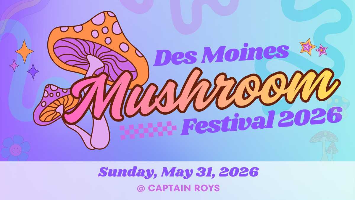 Des Moines Mushroom Festival returns this weekend