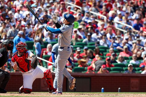 Dodgers' Shohei Ohtani goes hitless in 4th straight game for the 1st time since 2022