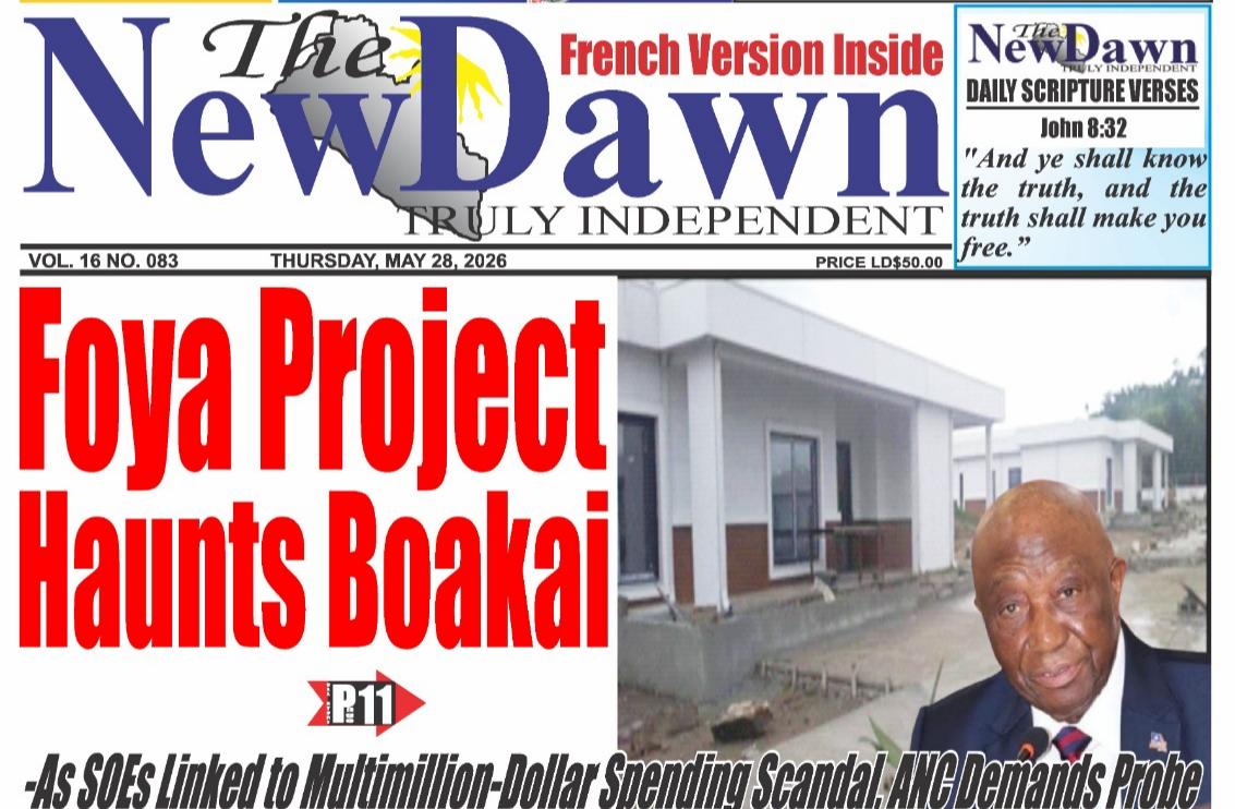 Foya Project Haunts Boakai - Liberia news The New Dawn Liberia, premier resource for latest news