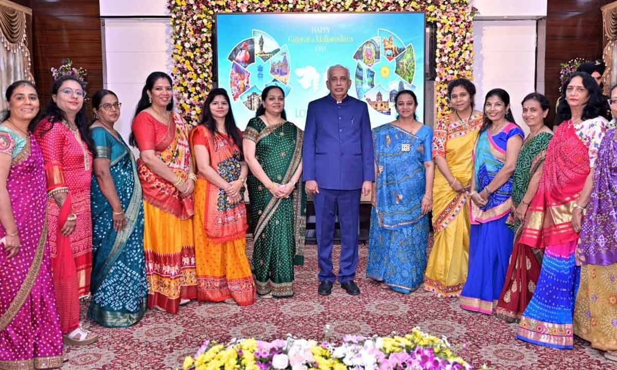Gujarat and Maharashtra Formation Day Celebrated at Lok Bhavan