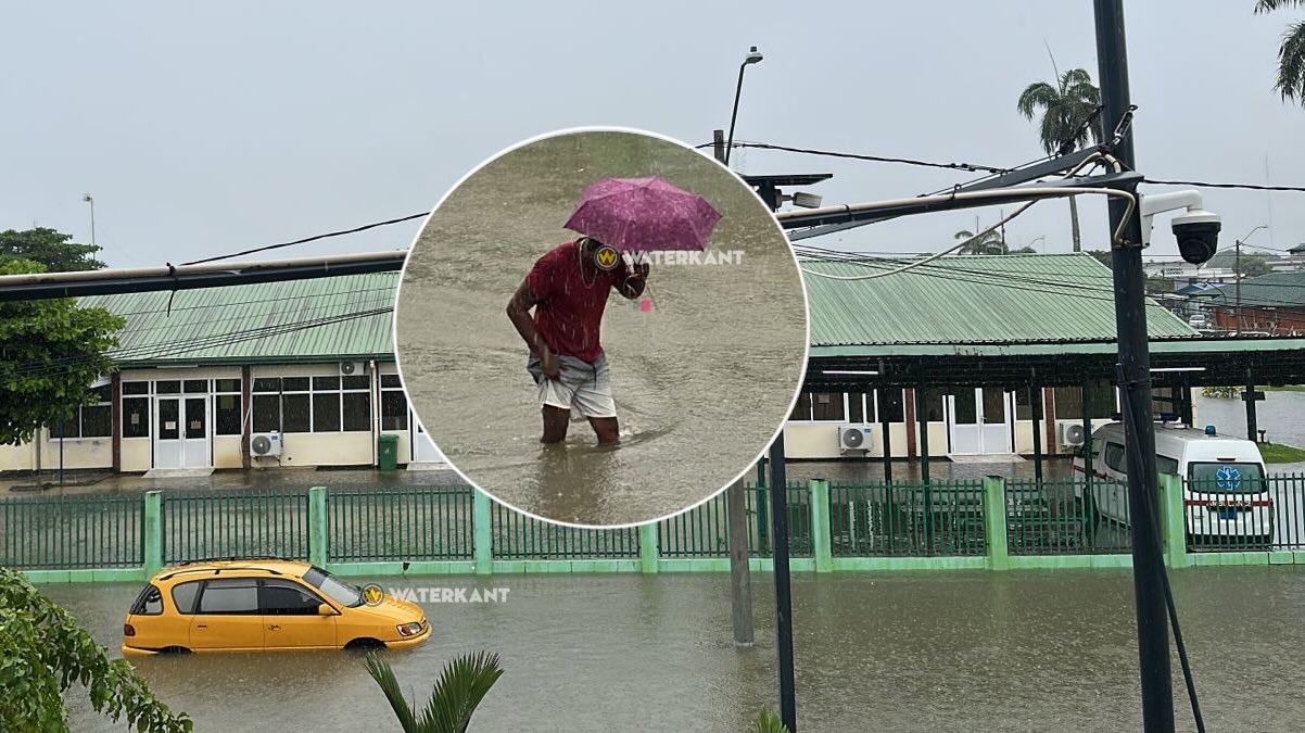 Hevige regenval veroorzaakt ernstige wateroverlast op Moederdag