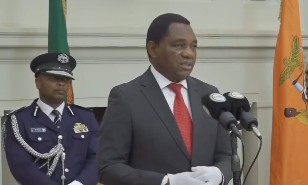 Hichilema urges peaceful elections, says campaigns should focus on service