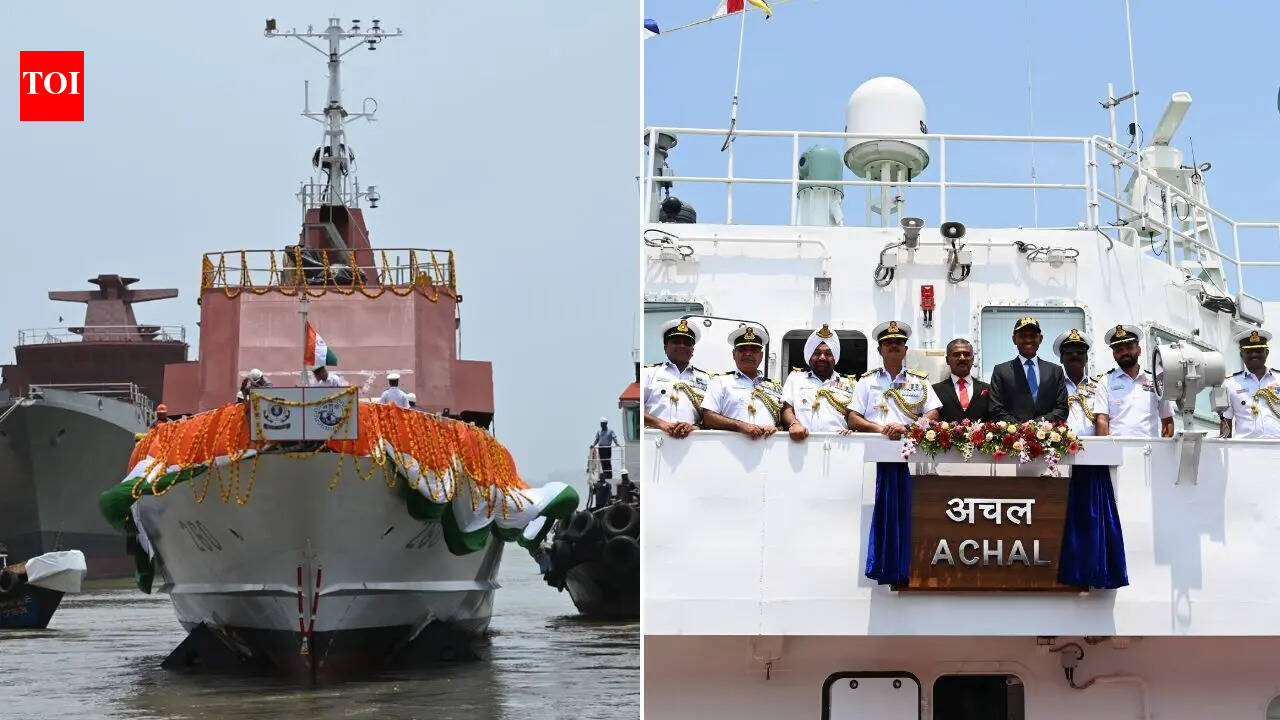 Indian Coast Guard commissions new-gen fast patrol vessel 'Achal'