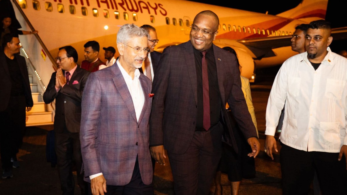 Indiase minister Subrahmanyam Jaishankar aangekomen in Suriname